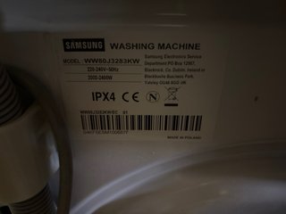Lavadora Samsung Blanca