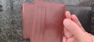 3 billeteras de cuero