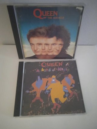 Lote 2 CDs Queen: The Miracle y A Kind of Magic