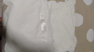 Ropa para minicuna azul con lunares