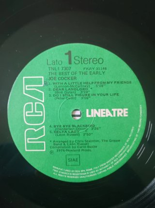 LP Vinile "The Best Of The Early Joe Cocker"