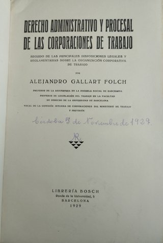 Derecho Administrativo y Procesal