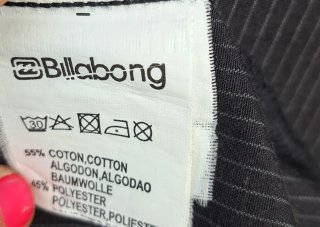 Camisa Billabong Negra Talla M y2k
