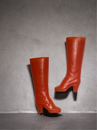 Botas rojas Barbie