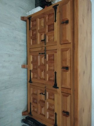 Aparador rústico madera maciza estilo castellano