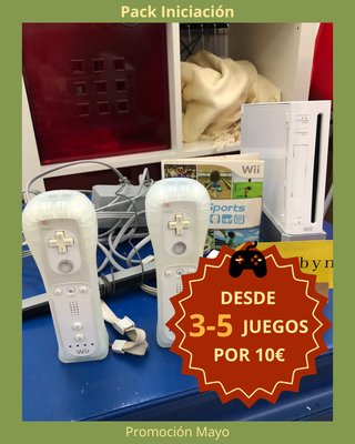 Consola Wii PAL Completa RVL-001 Retrocompatible