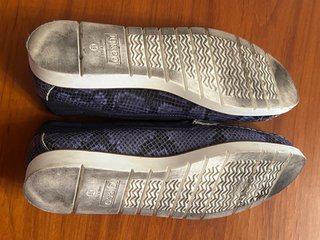 Mocasines Igi&Co Piel Serpiente Azul Mujer