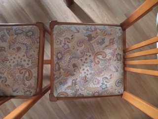 Conjunto mesa comedor extensible y 6 sillas madera