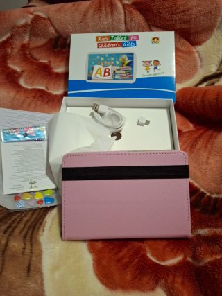 Tablet infantile Android rosa
