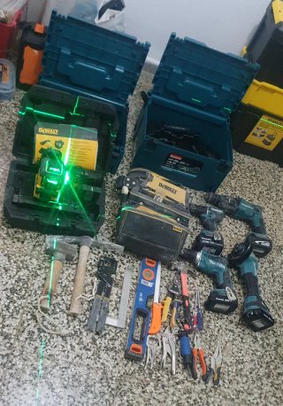 Kit de Herramientas Makita y Stanley