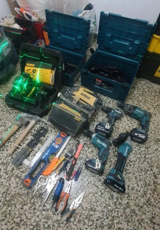 Kit de Herramientas Makita y Stanley