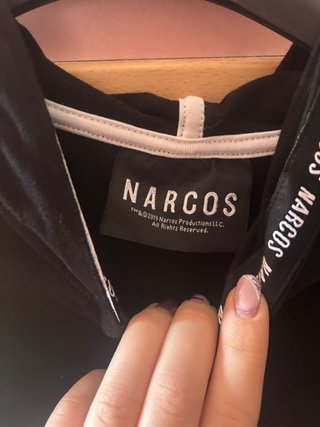 Vestito NARCOS con zip e bande