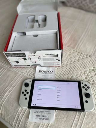 Nintendo Switch OLED en garantía