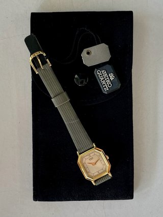Reloj Seiko Tank Vintage Nuevo Gold *Año 1985*