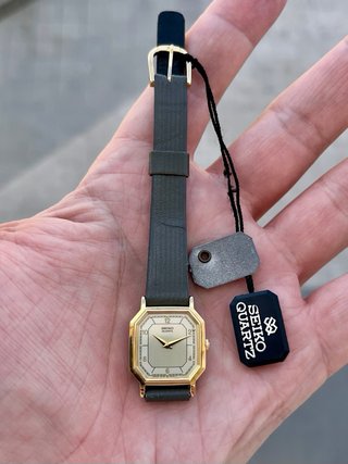 Reloj Seiko Tank Vintage Nuevo Gold *Año 1985*
