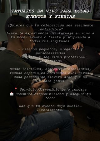 Bodas, eventos y fiestas!