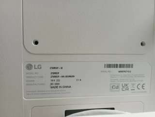 Monitor LG Smart Blanco 27 pulgadas
