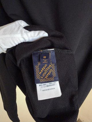 Sudadera Louis Vuitton Negra Logo Cinta