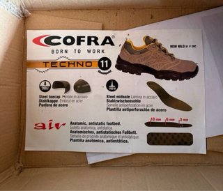 Zapatos de seguridad Cofra marrones