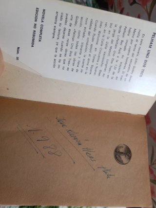 Pelham uno dos tres( novela de secuestro)