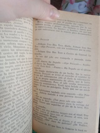Pelham uno dos tres( novela de secuestro)