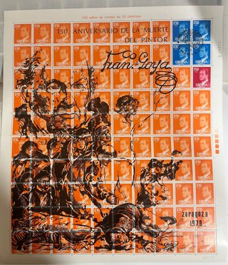 Sellos Conmemorativos Goya 1978