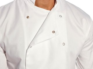 Portwest chaqueta chef gris pizarra unisex