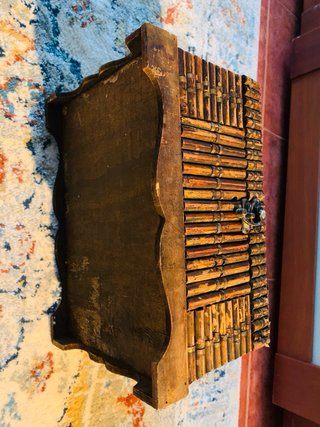 Baúl Rústico Madera y Bambú