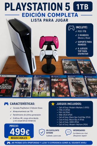 PlayStation 5 Edición Completa 1TB