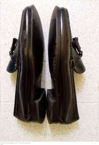Mocasines Sebago negros con borlas Talla 11.5 (46)
