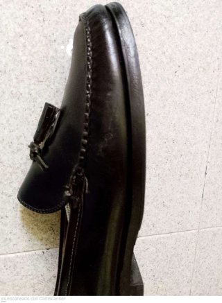 Mocasines Sebago negros con borlas Talla 11.5 (46)