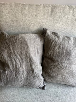 2 Cojines Grises Ikea