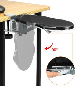 QWORK® reposabrazos ergonómico escritorio