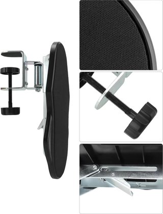 QWORK® reposabrazos ergonómico escritorio