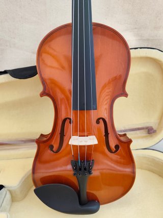 Violín 4/4 con estuche rígido– Madera (nuevo)