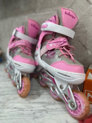 Patines en línea Bollinger rosas talla ajustable