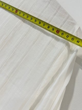Vestido ZARA blanco bordado
