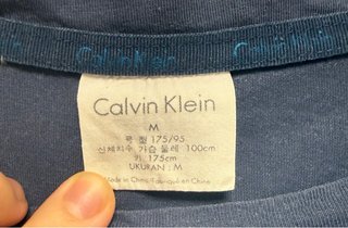 Camiseta Calvin Klein Talla M Azul