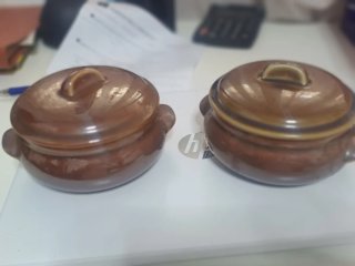 Set di due ciotole da zuppa in porcellana