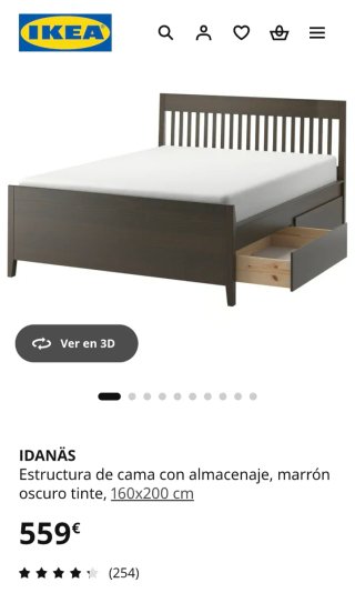 Cama IDANÄS Ikea