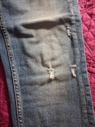 Vaqueros Zara Mujer Desgastados Talla...