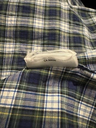 Camisa Polo Ralph Lauren cuadros azul/verde