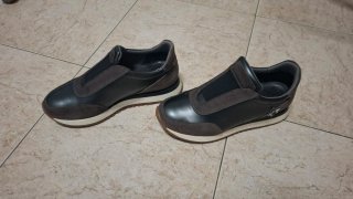 Sapatilhas Cubanas Pretas e Castanhas