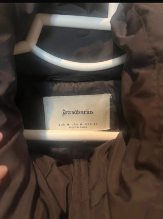 Anorak Stradivarius Negro Talla S