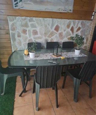 Tavolo da giardino con 6 sedie