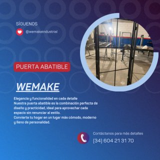 Puerta abatible WEMAKE