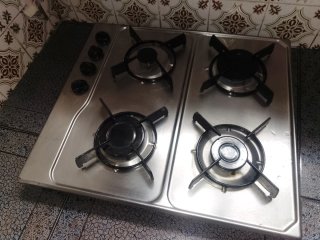 Placa de gas 4 fuegos
