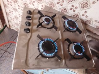 Placa de gas 4 fuegos