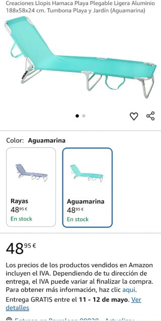 - Hamaca de playa .!!! OFERTA .!!!