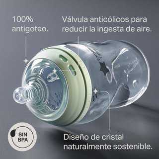 Tommee Tippee biberón anticólicos tetina natural